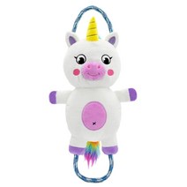 허그스마트 강아지 유니콘 터그놀이 장난감 삑삑, 혼합색상, 1개