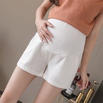 심플하고 얇은 소프트 임산부 반바지
