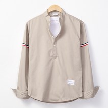 레이먼 남성용 산드 반 오픈 쓰리배색 셔츠