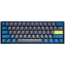 Ducky ONE 3 MINI RGB DayBreak PBT 이중사출 한글 유선키보드 갈축, 혼합색상, 텐키리스