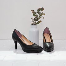 세인트디보스 여성용 키높이 정장 스틸레토 펌프스 가보시힐 8cm D0P513-2