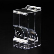 카르노코리아 소동물 투명 반자동 급식기 FREE, 타입A, 1개