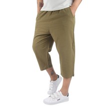 후리스타일 남성용 7부 린넨 팬츠