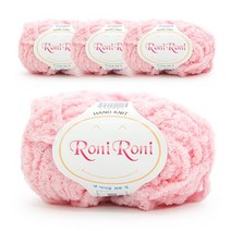 필립섬유 쎄비 로니로니 뜨개실 80g x 4p, 6 베이비핑크