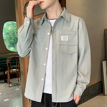 남성용 마켓A 레터링 포켓 포인트 셔츠 G69