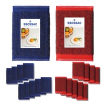 쓱싹 강력 울스텐 수세미 베이직 레드 10p + 베이직 블루 10P 세트, 1세트