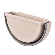 탑시가 TCR 고리형 반달 쓰레기통, 베이지, 1개