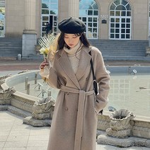프롬미스 여성용 베이커 핸드메이드 코트