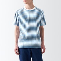 무인양품 남성용 MUJI 워싱 저지 크루넥 반소매 티셔츠 ABA40A3S