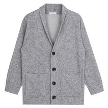 맨타임 남성용 JSC 포켓 오버핏 숄카라 가디건