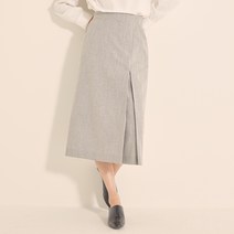 로엠 린넨라이크 롱 에이치 스커트