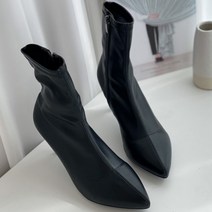 슈아 여성용 스판 앵클 힐 부츠 7cm 1865