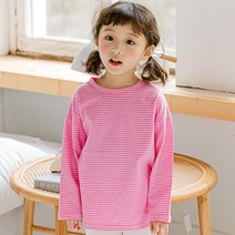 바오밥나무 아동용 볼드 스트라이프 티셔츠