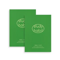 테이블토크 해빗 6개월 스터디플래너 2p, Clover green