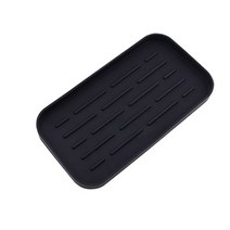 생활살림 실리콘 다용도 드라잉매트, 블랙