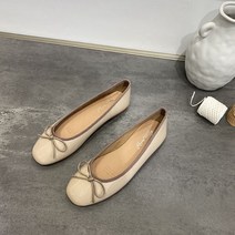우아한 라인 리본 단화