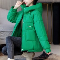 셀레네 여성용 포켓 포인트 패딩 자켓