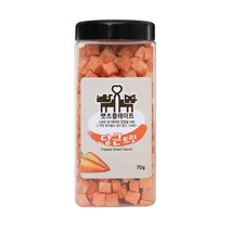 펫츠플레이트 당근트릿 반려동물 동결건조간식 70g, 당근맛, 1개