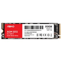 앱코 AGM M.2 NVMe S512 내장형SSD, ABKOAGMS512GM2G3, 512GB