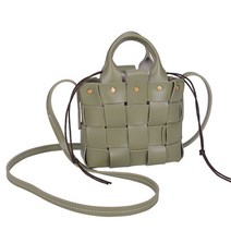 다마다마 DIY 집콕시리즈 여섯번째 가방 가죽공예 키트 대형, 그린, 1세트