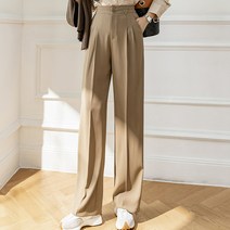 포플러앤씨 여성용 듀앤즈 핀턱 슬랙스