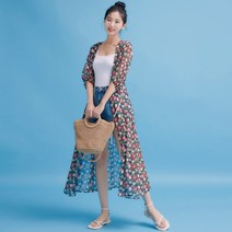 제로스트릿 트로피컬 로브 원피스