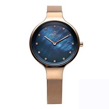 오바쿠 여성용 스카이 메탈시계 V173LXVLMV + 케이스