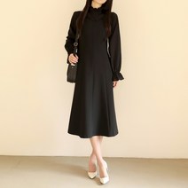 빼빼 여성용 데일리 뷔스티에 절개라인 스판 원피스