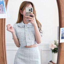 슈가펀 트위드 투피스 세트