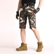 남성용 워싱 절개 카고 반바지 ZXB01