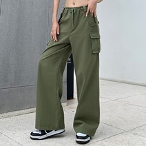포플러앤씨 여성용 오코너 와이드 카고 팬츠
