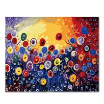 아디코 DIY 페인팅 정물화 명화그리기 50 x 40 cm, 화려한꽃의 항연(PG19)