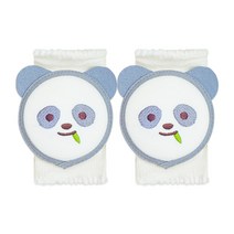하이베이비클럽 유아용 3중패드 무릎보호대, 판다, 1세트