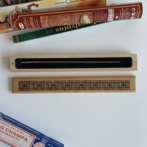 팔삼공구 인센스 스틱 홀더 + 방염시트, 대나무A