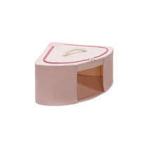 옥스포드 천 로프 손잡이 패브릭 코너 수납함 27L, 베이비핑크, 1개