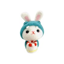 DIY 양모 니들 펠트 인형 공예 키트 coquad004 I72, 031