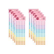 금홍팬시 스튜디오8 컬러팔레트 스티커, 미니하트, 10개