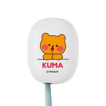 트라이코지 스마일프렌즈2 UVC LED 미니 휴대용 칫솔살균기 STB-022, 쿠마 White
