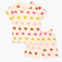 유니프랜드 아동용 타이니러브 쿨레이온 5부 내의 상하의 세트