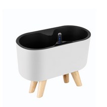 밀다 플라스틱 인테리어 화분, 화이트