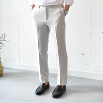 남성용 사계절 허리 시크릿 옆밴드 스판 슬랙스 1006
