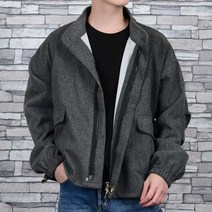 타운클로 남성용 오버핏 모직 숏 야상 G4302