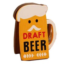 데꼴 디자인 입간판 메모홀더, 맥주