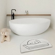 JCP 러블리 드로잉 애니멀 발매트, 낮잠 강아지