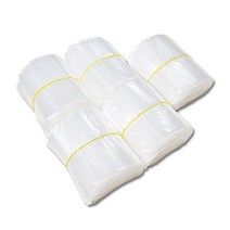 인비닐 투명 지퍼백 100개입, 12 x 20 cm, 5개