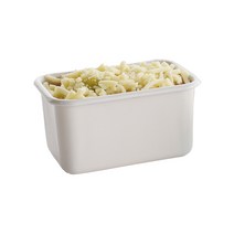 아카시아 법랑 사각 오븐용기 M, 화이트, 1개