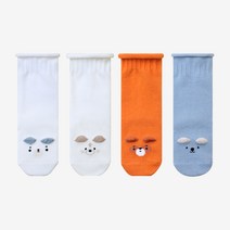 하이베이비클럽 유아용 입체동물 니삭스 4종 세트