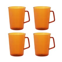 킨토 캐스트 엠버 머그 430ml, 4개
