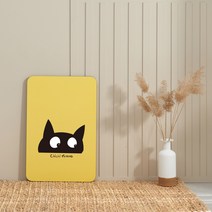 가온 미드센츄리 접이식 인테리어 LPM 거실테이블 대 72 x 48 cm, 친구냥이