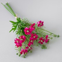 블루밍앤미 조화 코스모스, 버건디